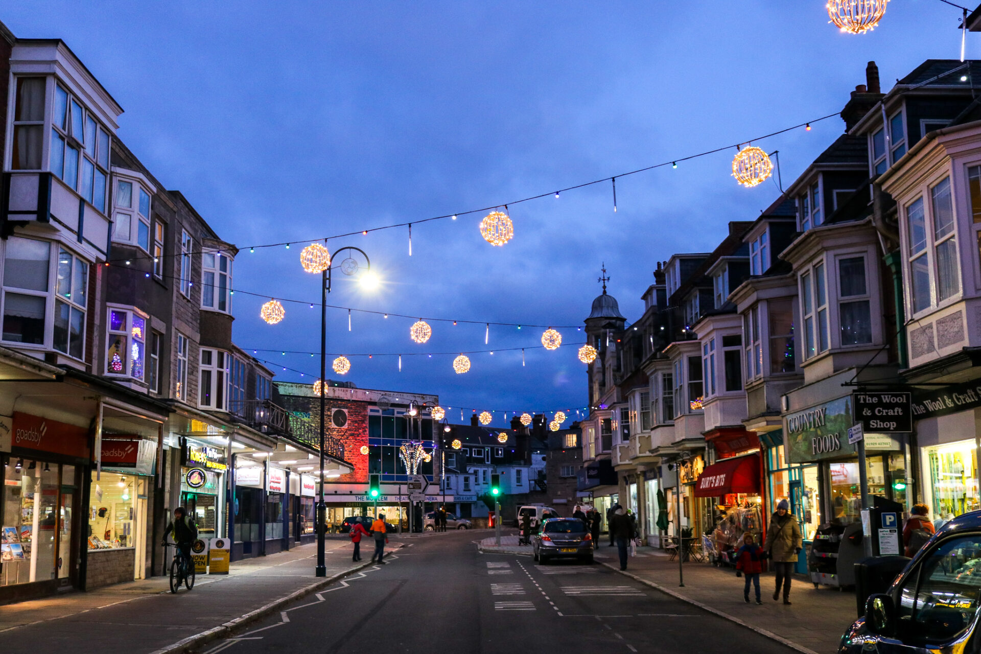 Swanage Christmas lights
